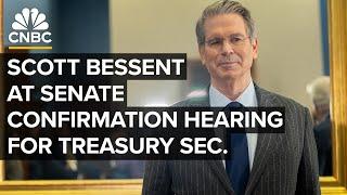 LIVE: Scott Bessent faces questions at Senate confirmation hearing for Treasury Secretary — 1/16/25