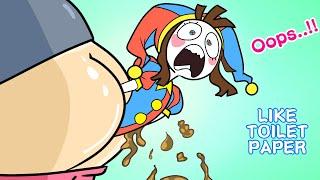 Pomni's Poopy Panic "The Great Toilet Paper Escape" The Amazing Digital Circus