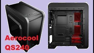 AeroCool QS-240 Gaming PC Case Unboxing and Review