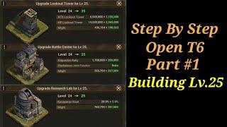 Process Open T6 Upgrade 3 Building Lv.25 - Doomsday Last Survivors