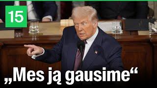 Donaldas Trumpas užtikrintas, kad vienaip ar kitaip JAV gaus Grenlandiją