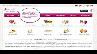 How To Order Rakhi Online - www.Rakhiz.com