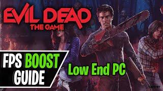 How to Fix Lag in Evil Dead: The Game | FPS Boost/LAG and Stutter Fix | Config Files