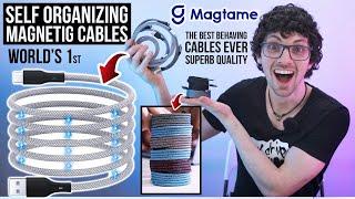 The World’s Best Behaving Cables! - MagTame Cable Review & Test (Self Organizing)