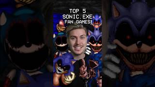 TOP 5 SONIC.EXE GAMES! #shorts #sonicexe #exe #sonic #top5 #luigikid #horror #creepypasta