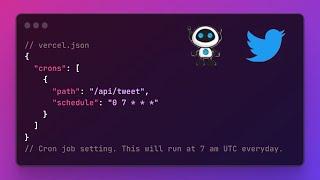 The Easiest Way to Create a Twitter Bot with Next.js and Vercel Cron Jobs