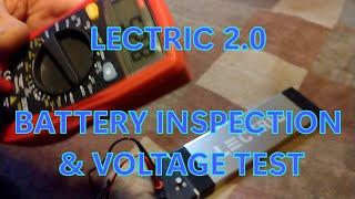 LECTRIC 2.0 E-Bike Battery Inspection & Voltage Test