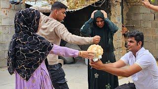 Again the devil came home and with the help of Morteza started to harass the mother