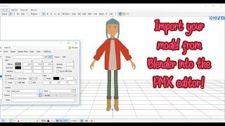 How to convert model for MMD from Blender