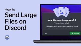 How To Send Large Video Files on Discord (Without Nitro)