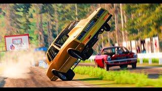 Realistic Drag Racing Crashes #7 - BeamNG Drive