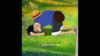 Luffy pooping his pants