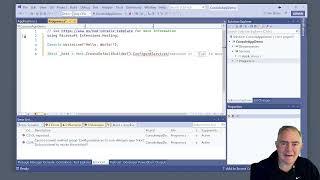 Creating a C# console application with dependency injection