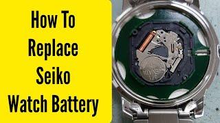 How To change replace seiko watch battery | Watch Repair Channel | SolimBD