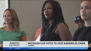 Michigan GOP votes to oust Kristina Karamo as chair