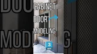 Cabinet door modeling #3dsmaxtutorial