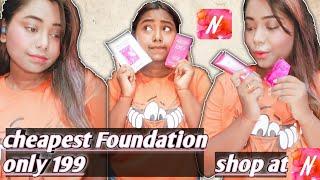 Foundation only 199 !! cheapest!!#nykaa !!priyas creation!!