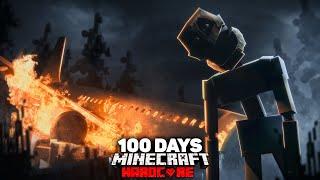 I Spent 100 Days in a Horror Plane Crash in Hardcore Minecraft... Here's What Happened
