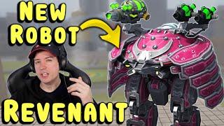 NEW Teleport Robot REVENANT Test Server War Robots Gameplay WR Toxic Bane