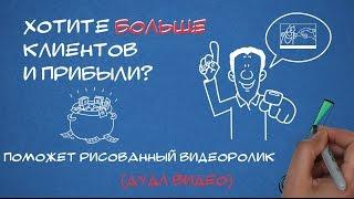 Рисованное видео. Ролики на заказ. Поднять продажи с видео. Дудл ролики. Продающие ролики.