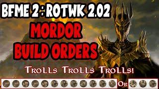 BfME2 RotWK Mordor Build Orders | How to Play Mordor RotWK | LotR BfME2 2.02 Guide Tutorial