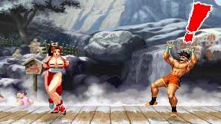 MAI SHIRANUI vs JOE HIGASHI - High Level Gameplay - KOF Mugen