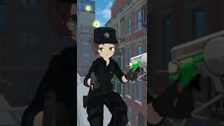 Parry this you criminal scum! Loli Police Department in action