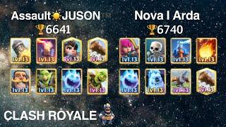 Nova I Arda vs Assault️JUSON™️［Clash Royale］