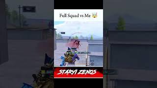 Full Squad vs Me  #pubgmobile #shorts #4fingerclaw #mobilegamer #staryizenos
