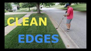 How to have CLEAN EDGES in the lawn
