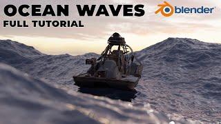 From Still to Thrilling: Mastering Ocean Wave Animation in Blender 3D