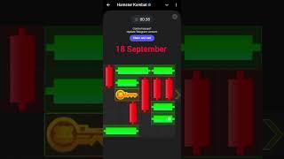 18 September Hamster Kombat Mini Game | mini game hamster kombat today