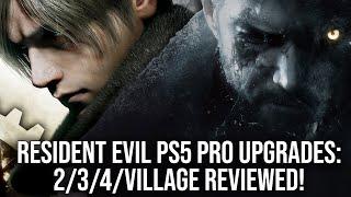 Resident Evil on PS5 Pro - Resi 2/3/4/7/Village - Big RT and 60Hz/120Hz Upgrades!