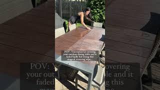 It’s outdoor dining szn! If you’re like me and always forget to cover your outdoor furniture and the