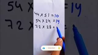 How to solve this question #ytshorts #mathstricks #puzzle #iqtest #youtubeshorts