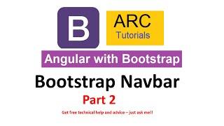 Angular Bootstrap Navbar Tutorial | Part 2 | Angular Bootstrap 4 Tutorials | Bootstrap 4 Tutorial