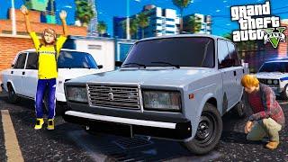 РЕАЛЬНАЯ ЖИЗНЬ ШКОЛЬНИКА В GTA 5 - ВИТЯ ОПЕР ВЫТАЩИЛ МЕНЯ ИЗ ТЮРЬМЫ! ЗАБРАЛИ ТАЧКУ С ДПС! ДЖЕРЕМИ 