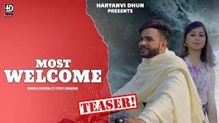 Sompal Assaniya - Most Welcome (Teaser) | Manoj Jangra ft. Purvi Sharma | New Haryanvi Song 2023