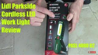 Lidl Parkside Cordless LED Work Light Review