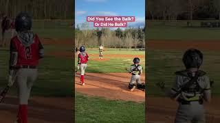 Did You See the Balk? #shorts #baseball #umpire #coaching #asheville #12u