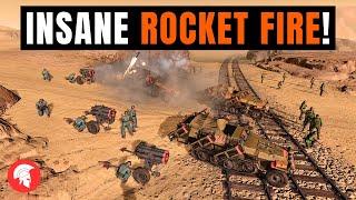 INSANE ROCKET FIRE! - Company of Heroes 3 - US Forces Gameplay - 4vs4 Multiplayer - No Commentary