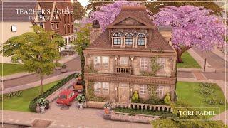 ДОМ ПРЕПОДАВАТЕЛЯTHE SIMS 4 I NO CC #thesims4 #sims4build #games