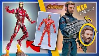 Fixing Marvel Legends IRON MAN & CAPTAIN AMERICA Figure - Avengers Infinity War | Ken I Make It