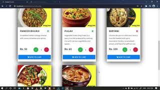 Online Food Ordering System using PHP/MySQL | Free Source Code Download