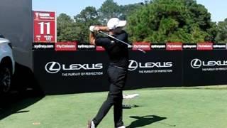 Adam Scott golf swing (medium irons), Emirates Australian Open, 2015