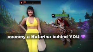 Mommy... KATARINA BEHIND YOU  | LoL + Dress to Impress