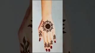 "Elegant Minimal Mehndi Design for Stunning look  #shorts #youtubeshorts #youtube #shortfeed