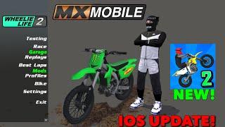 MX BIKES ON MOBILE? (WHEELIE LIFE 2) NEW UPDATED SCREEN!!