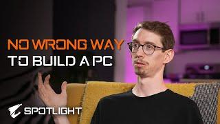 No Wrong Way To Build PC | AORUS Spotlight: April 2022 | Clip