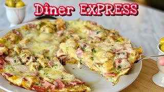 DELICIOUS EXPRESS DINNER RECIPE READY IN 10 MINUTES  WITH SUBTITLES.